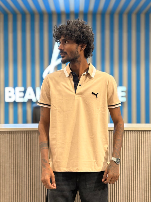Beige Polo Tshirt