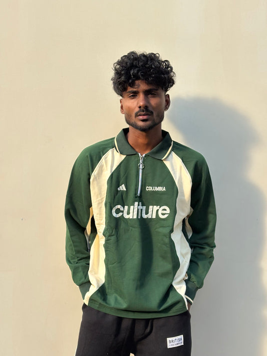 Green Oversized Sweatshirt