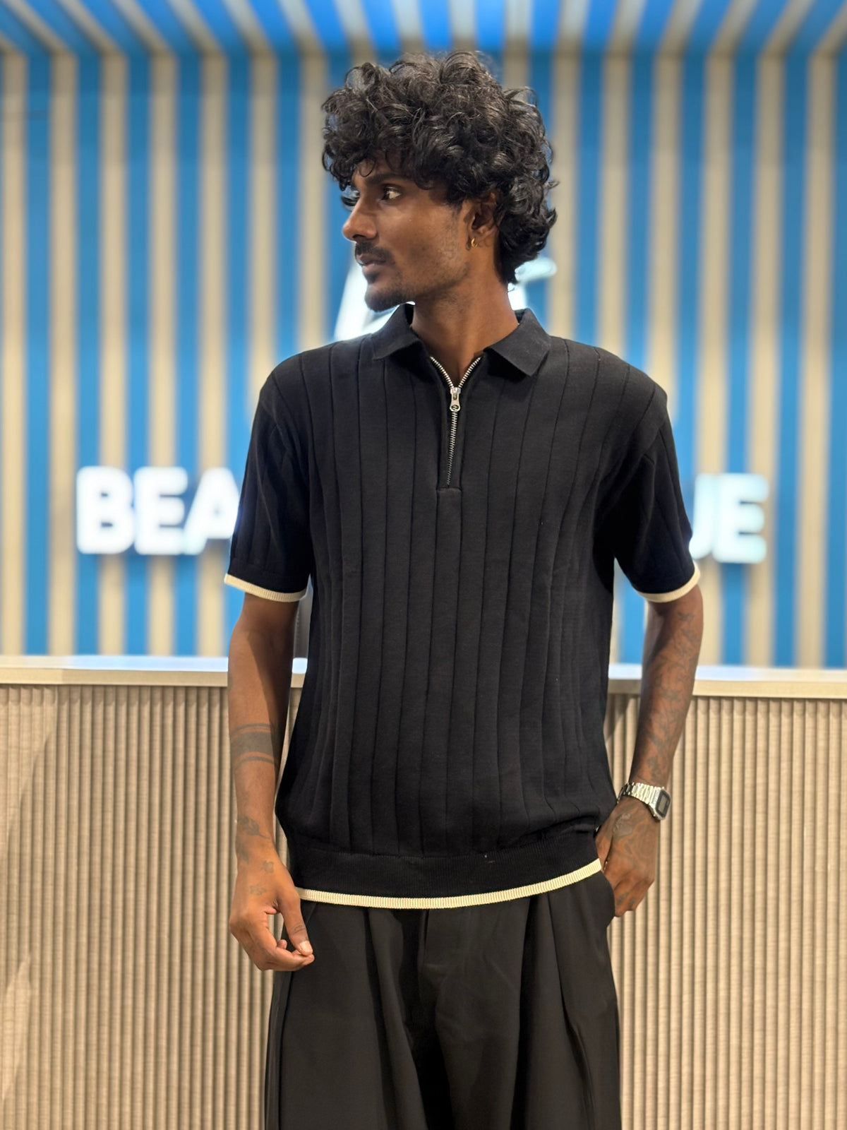 Black Polo Tshirt