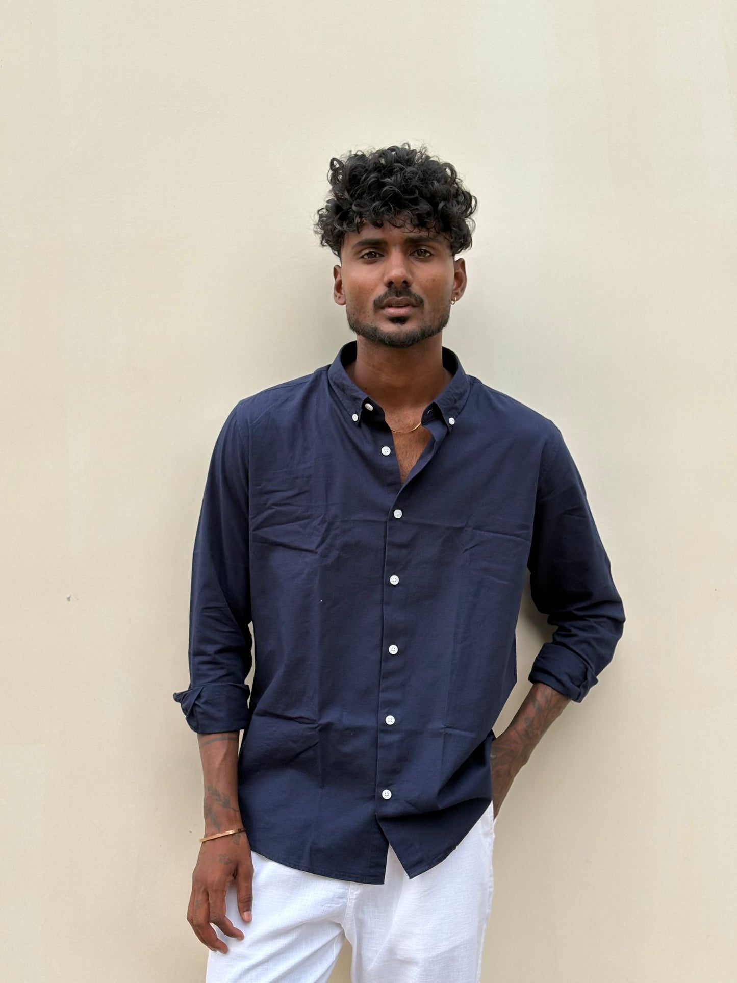 Blue Linen Shirt