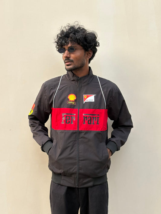 Black And Red Ferrari Jacket