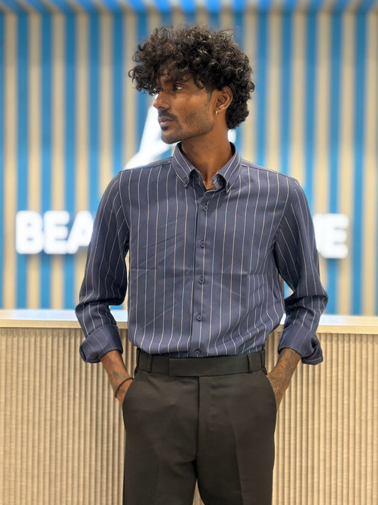 Blue Striped Shirt