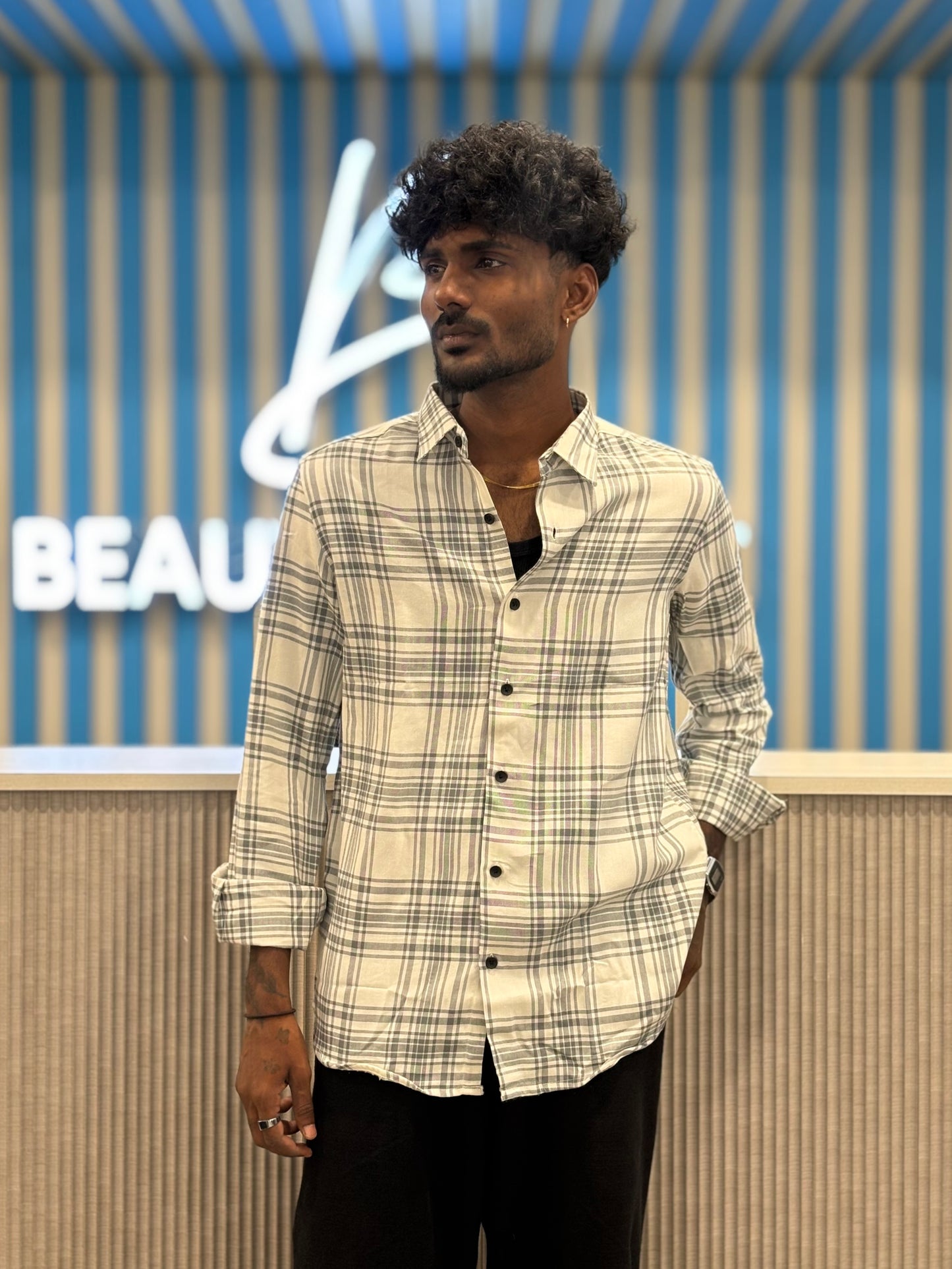 White Flannel Shirt