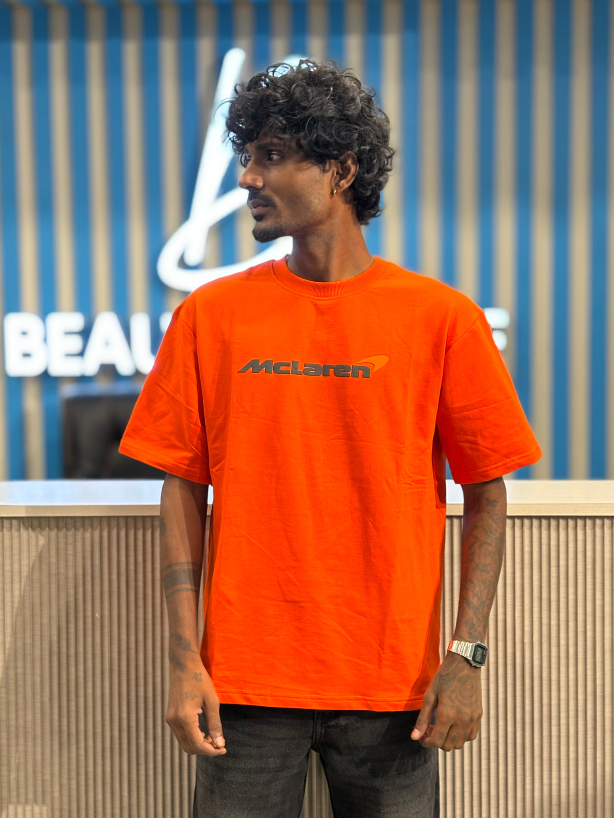 Orange Oversized Tshirt