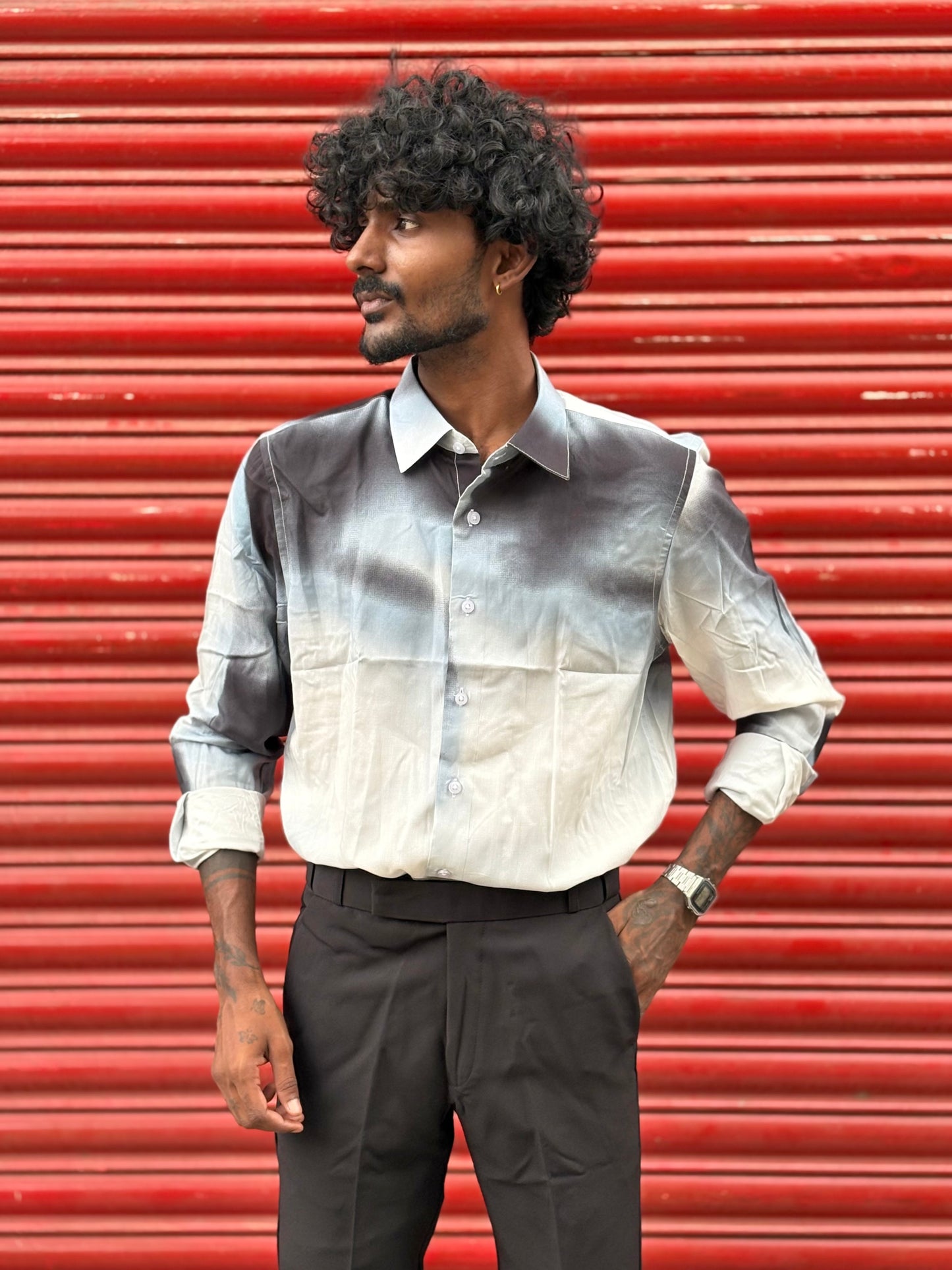 White Printed Shirt
