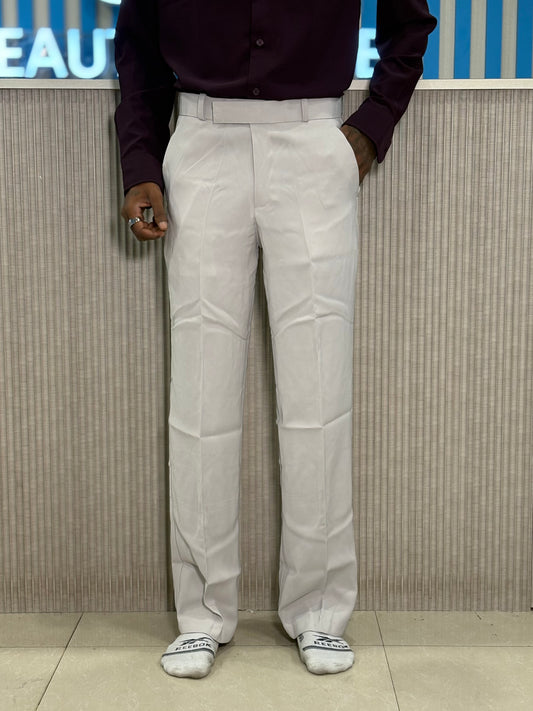 Light Grey Armani Loose Fit Pants