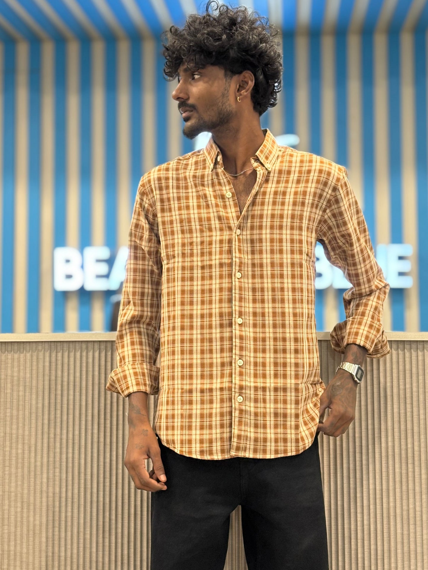 Brown Flannel Shirt