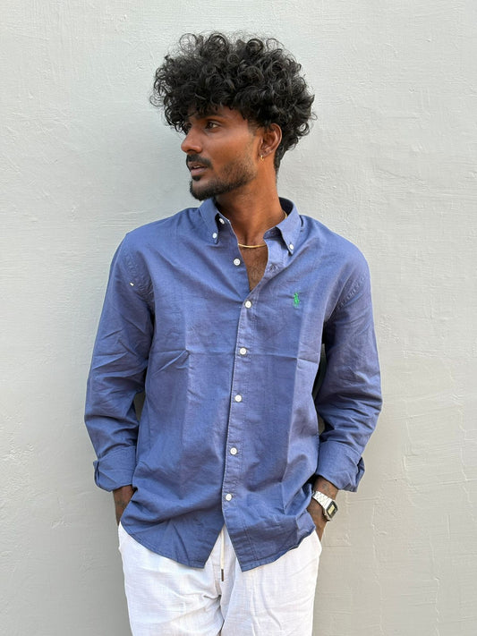 Blue Linen Shirt
