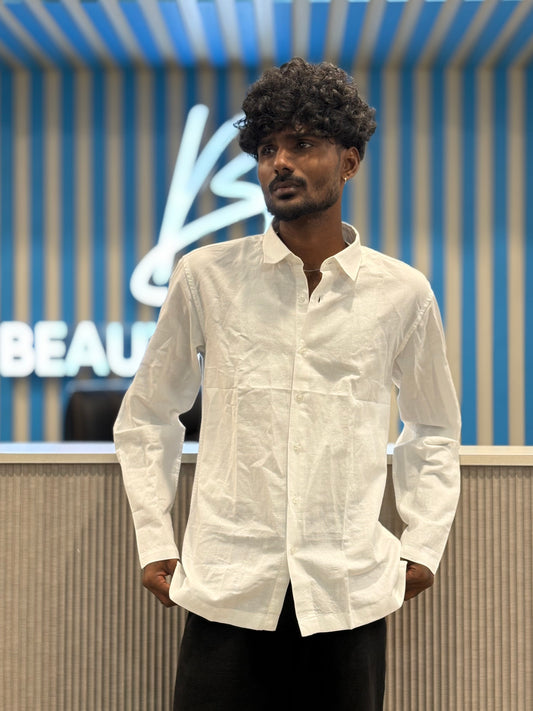 White Linen Shirt