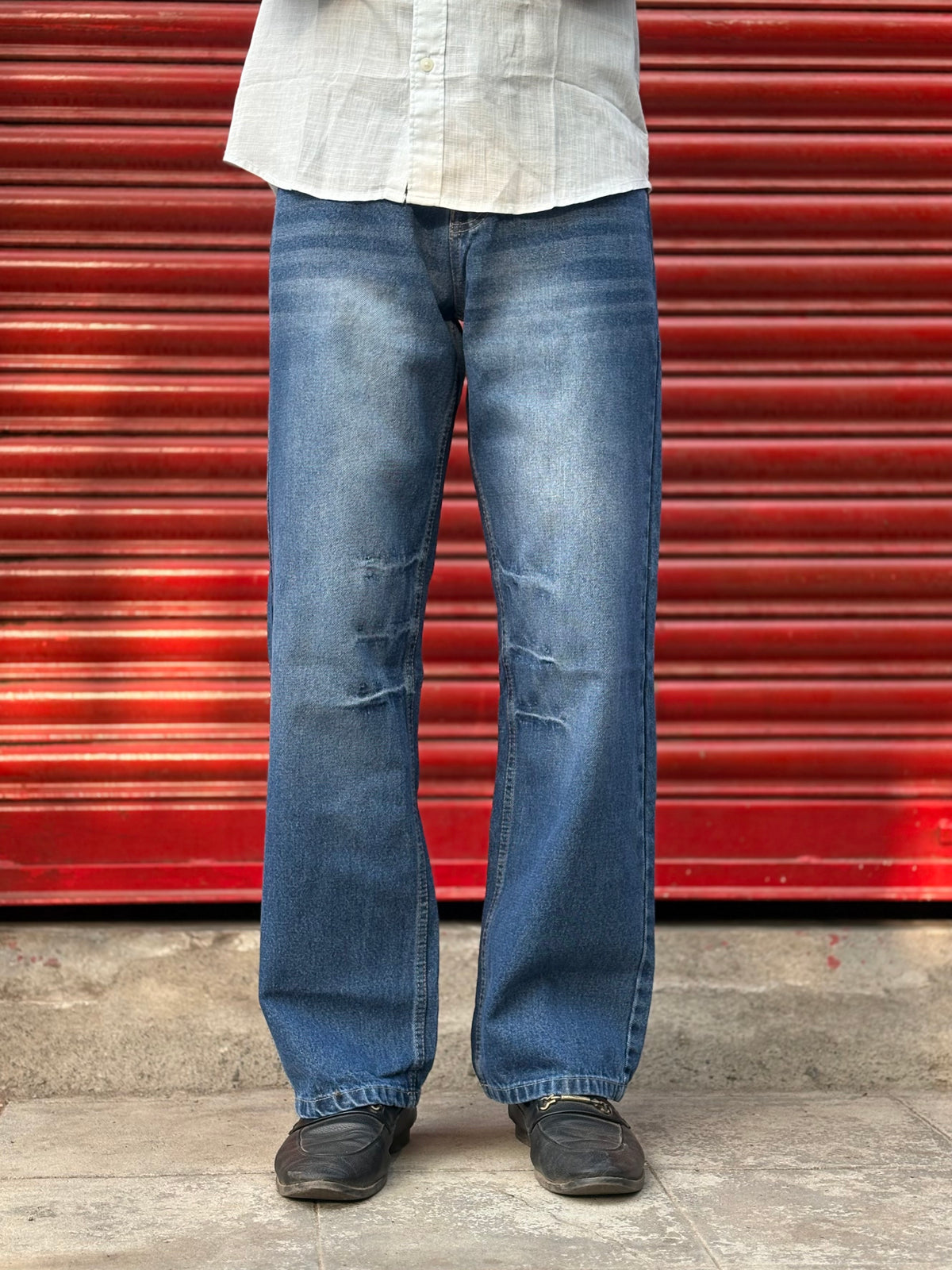 Blue Baggy Jeans