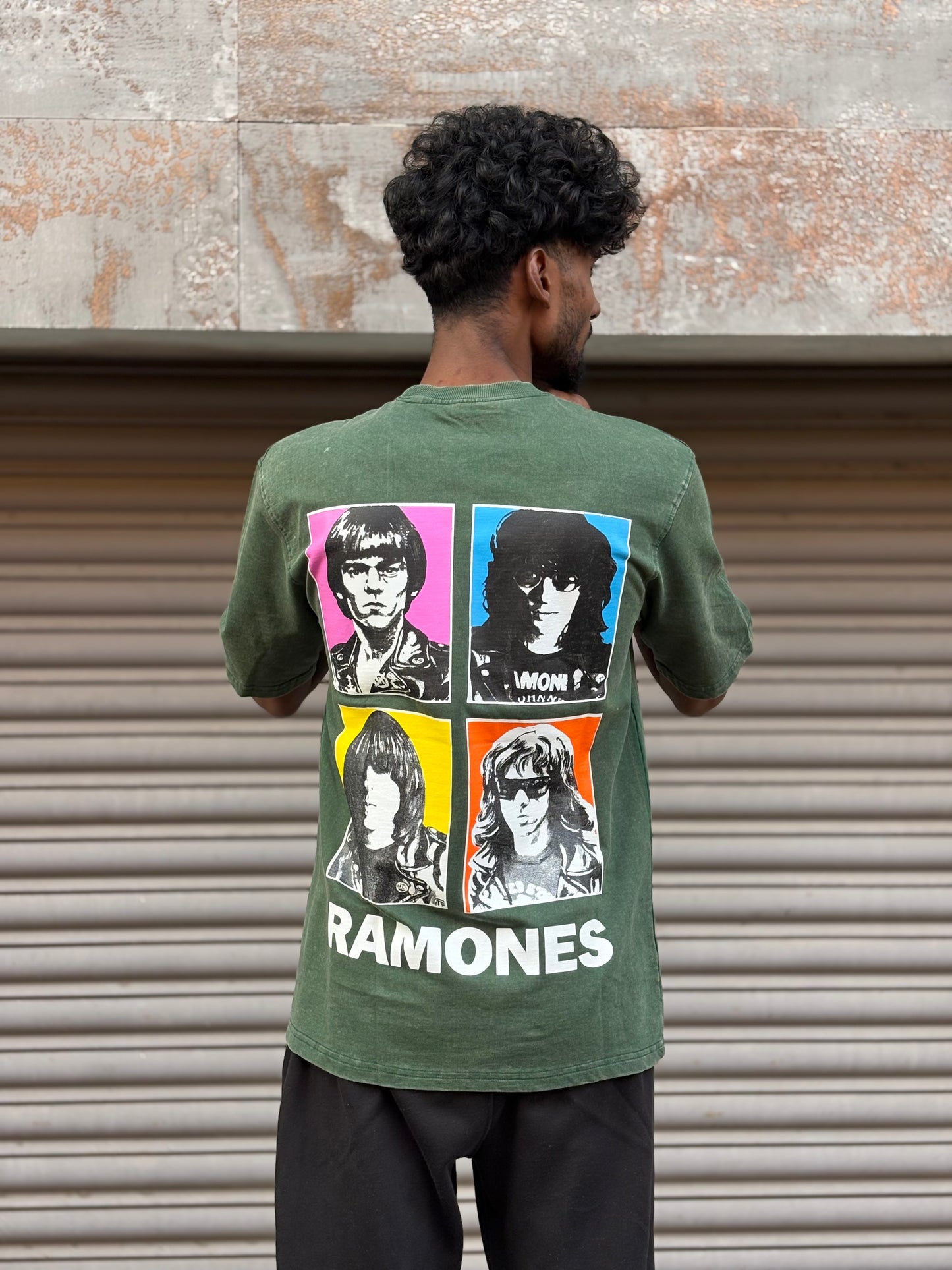 Green Acid Wash Oversized Tshirt