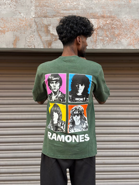 Green Acid Wash Oversized Tshirt