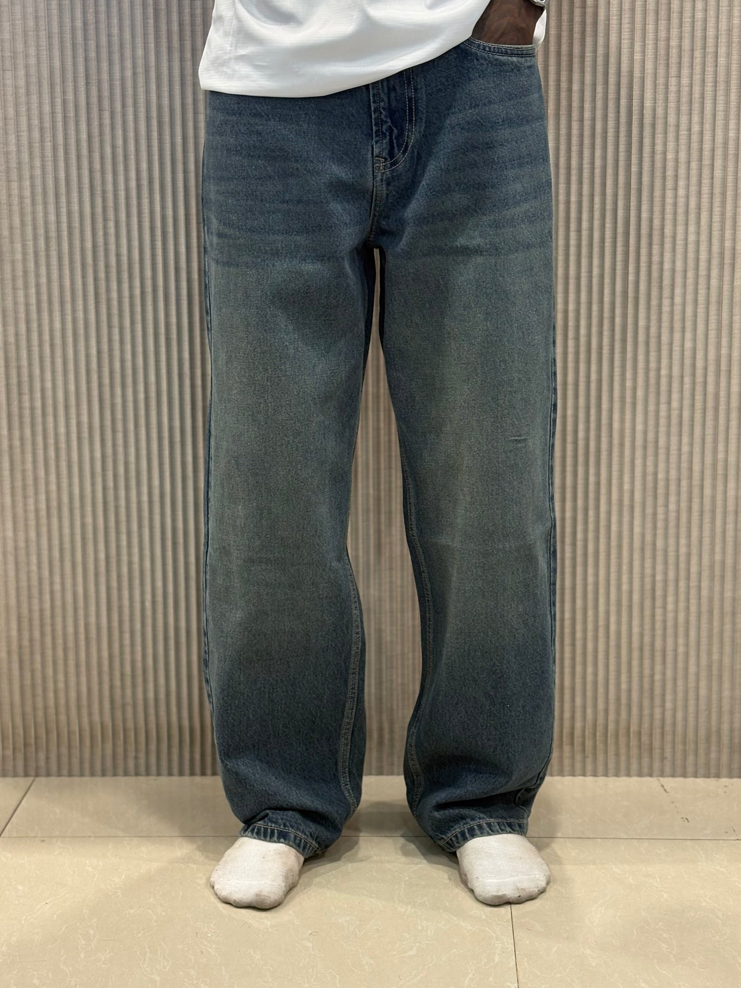 Blue Baggy Jeans