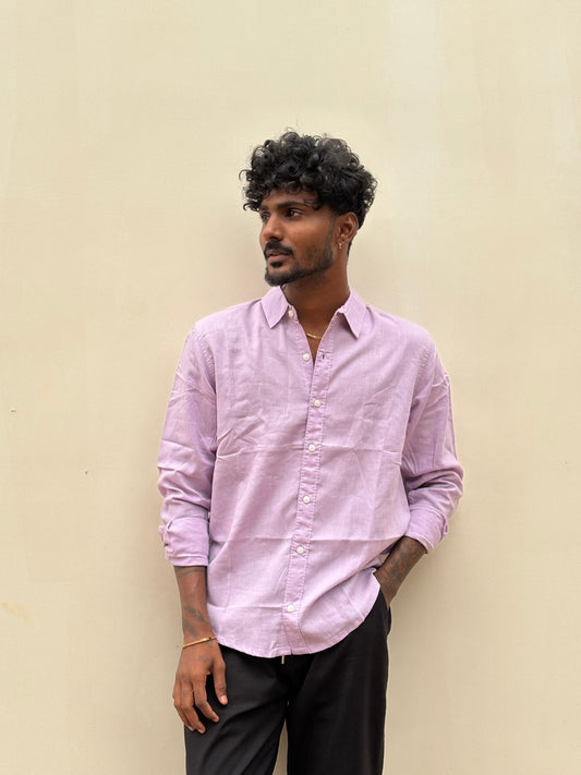 Pink Linen Shirt
