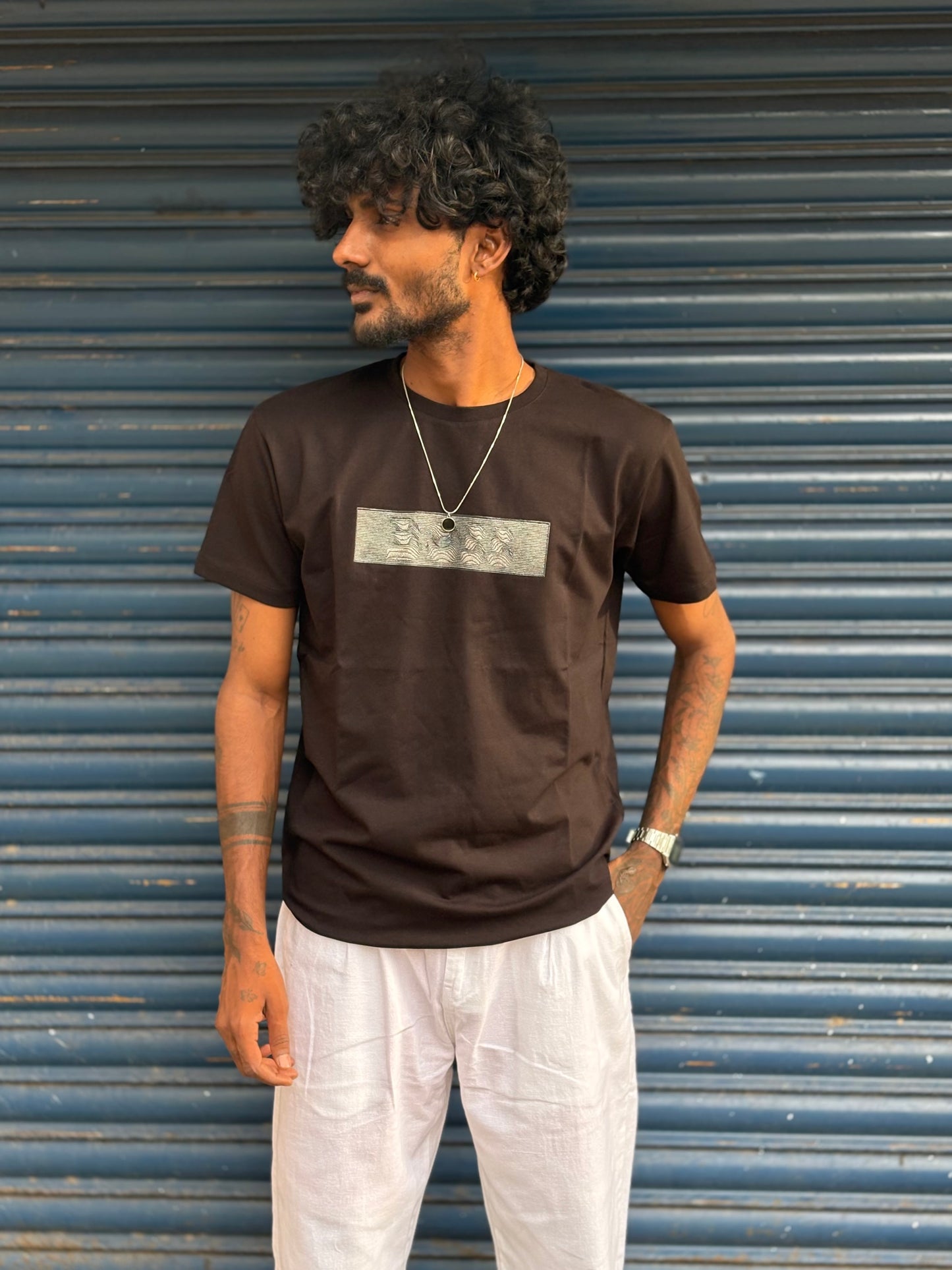 Black Half Sleeve T-shirt
