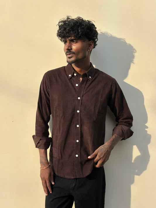 Brown Corduroy Shirt