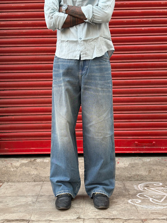 Blue Baggy Jeans
