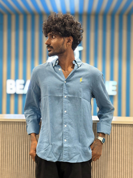 Blue Linen Shirt