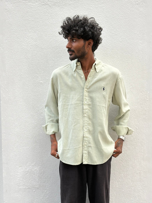 Light Green Linen Shirt