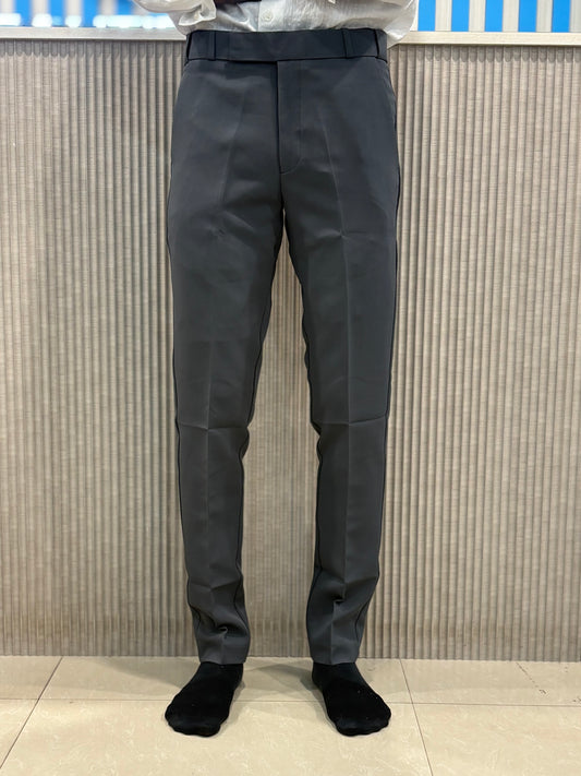 Dark Grey Polo Fit Formal Pants
