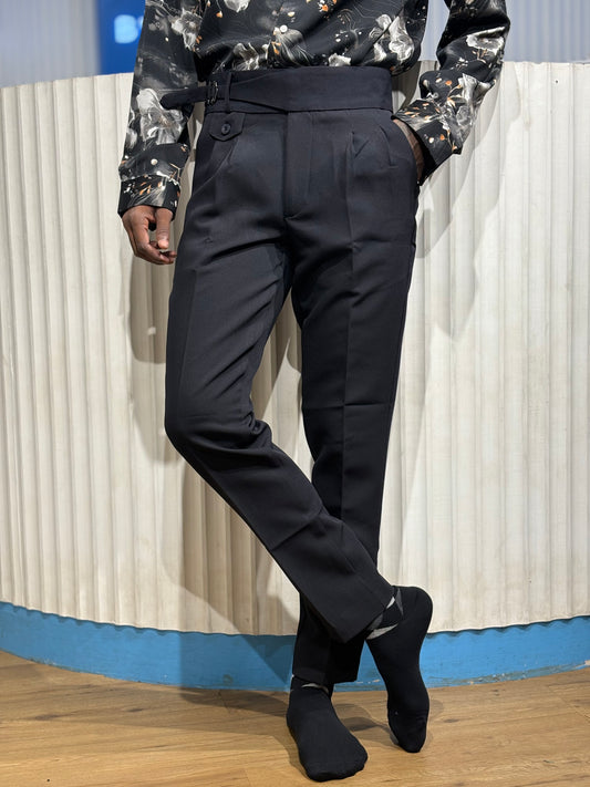 Navy Blue Gurkha Pant