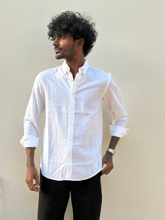 White Linen Shirt
