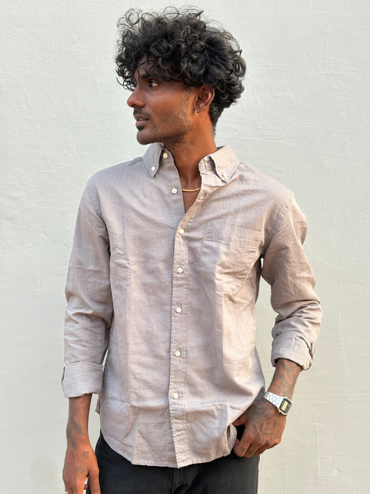 Grey Linen Shirt
