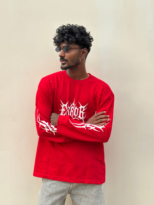 Red Full Sleeve Tshirt