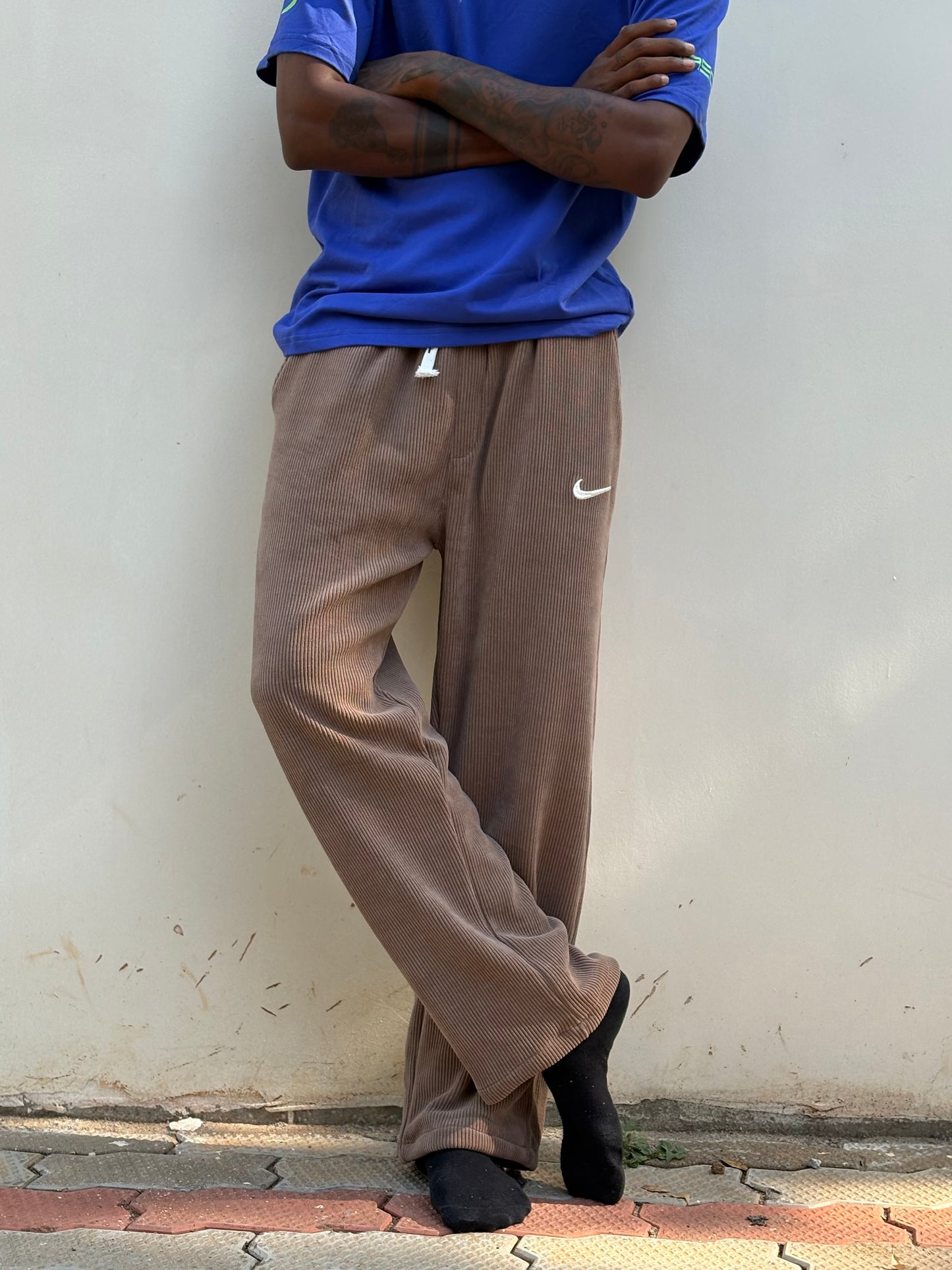 Brown Corduroy Sweatpants