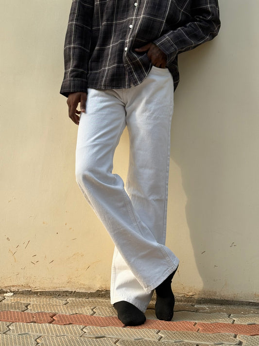 White Baggy Jeans