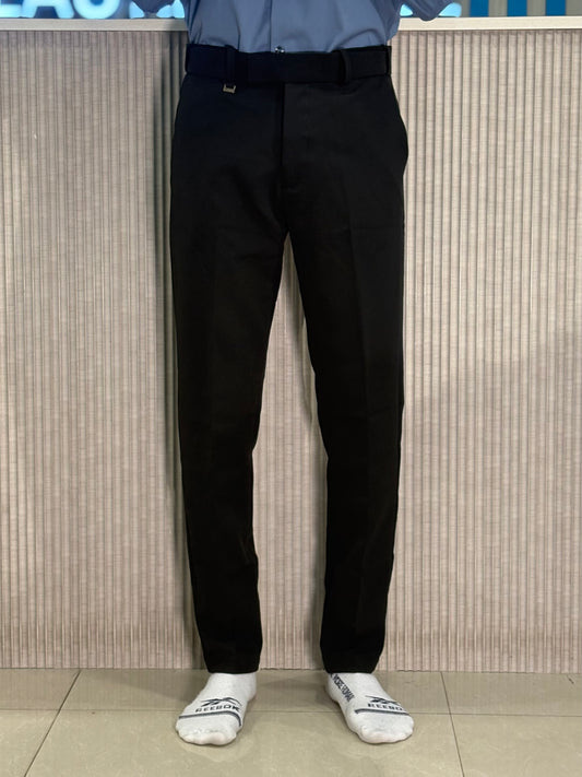 Black Polo Fit Flexi Waist Formal Pants