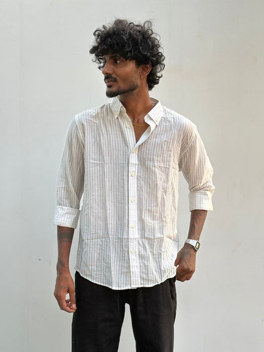 White Striped Shirt