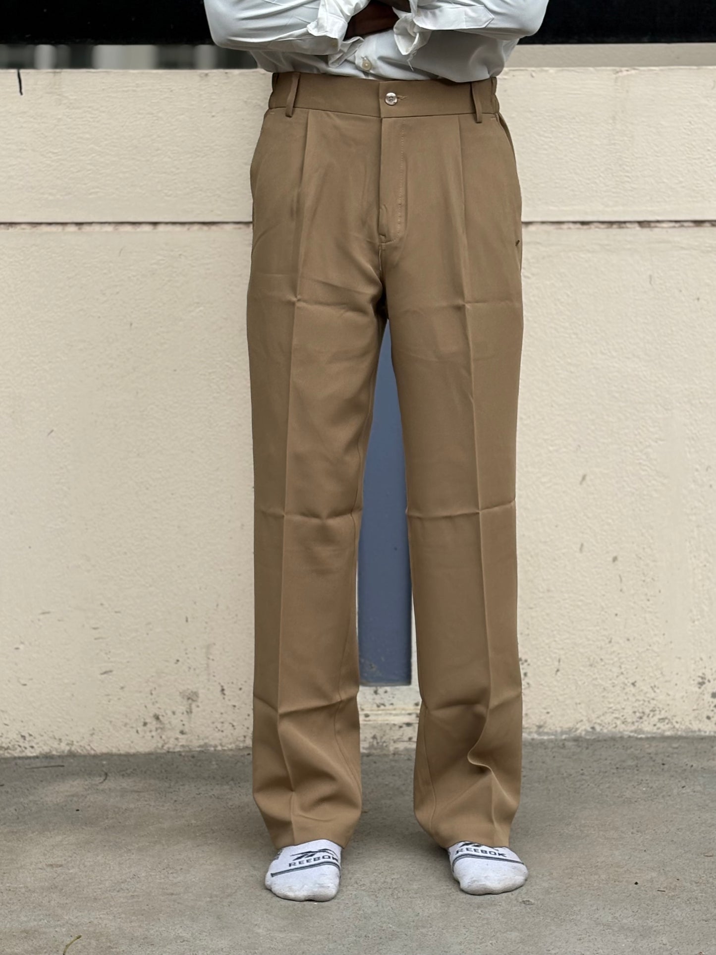 Beige Korean Pants