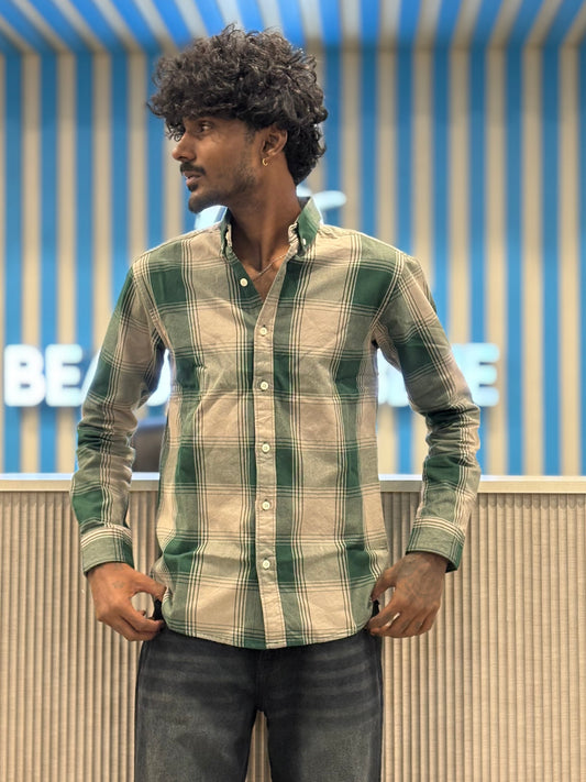 Green Flannel Shirt