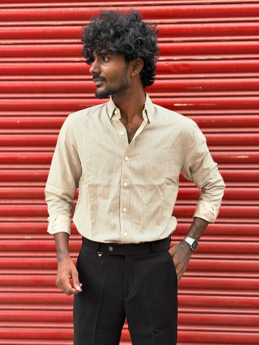 Yellow Striped Shirt