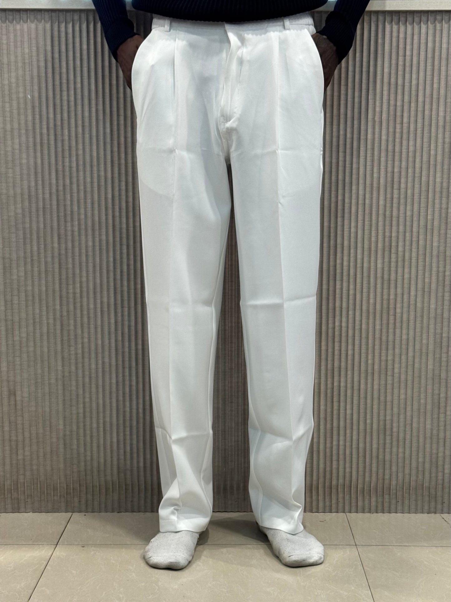 White Korean Pants