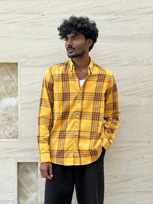 Yellow Flannel Shirt