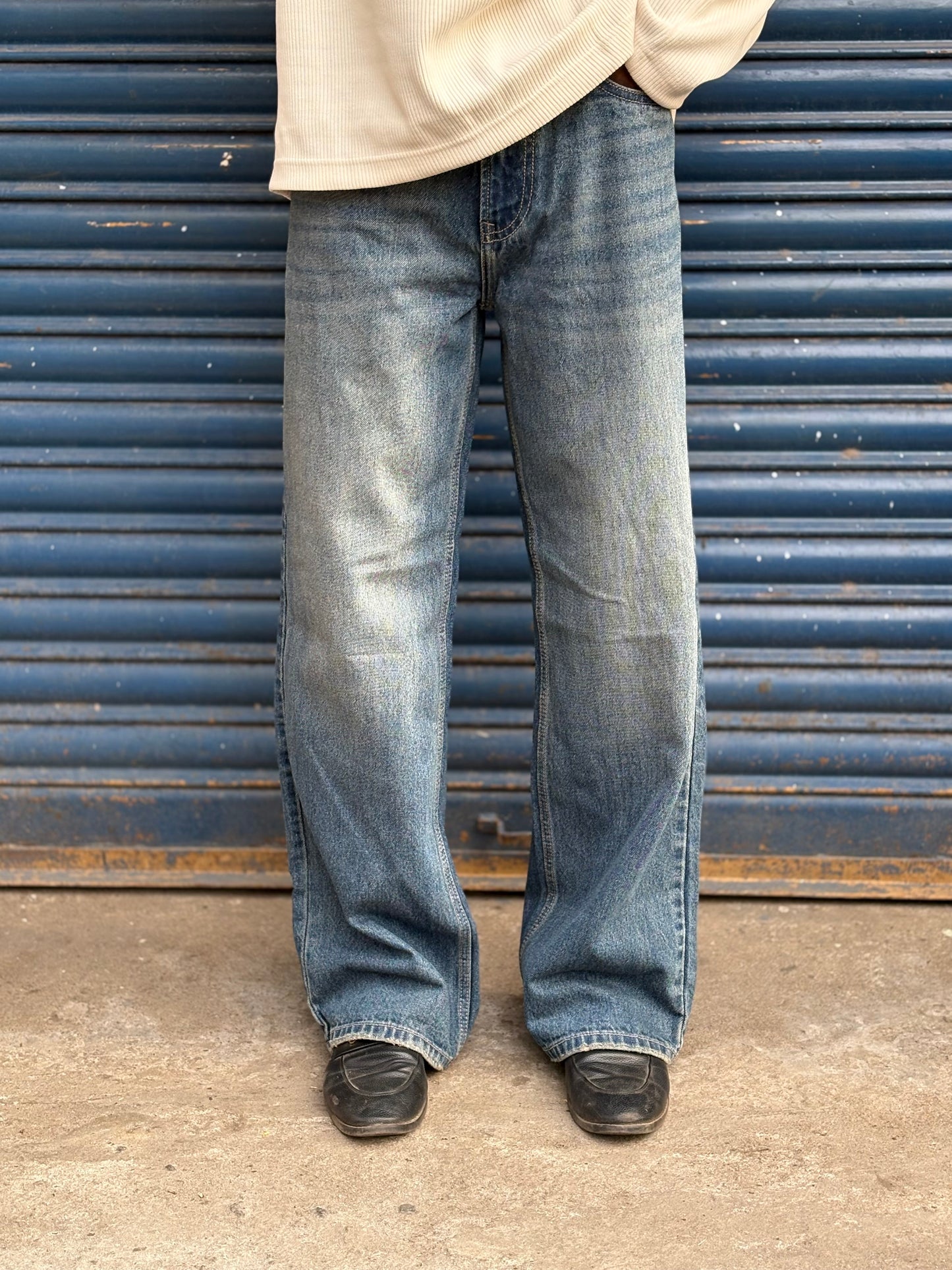 Blue Baggy Jeans