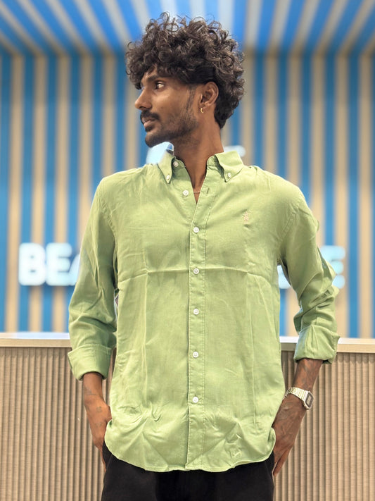 Light Green Linen Shirt
