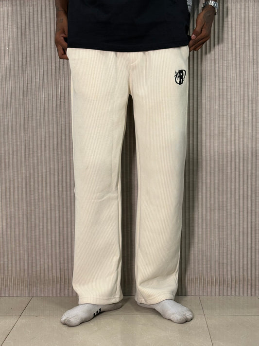 Cream Corduroy Sweatpants