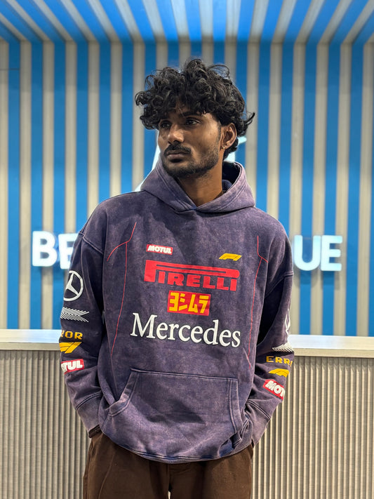 Purple Oversized Hoodie