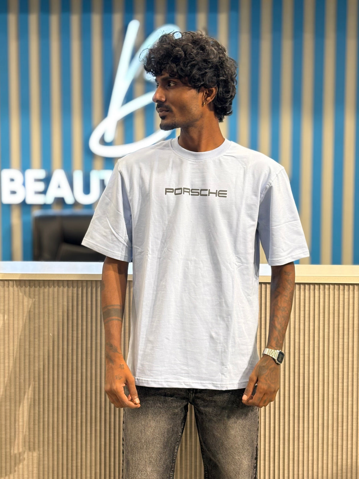 Light Blue Oversized Tshirt