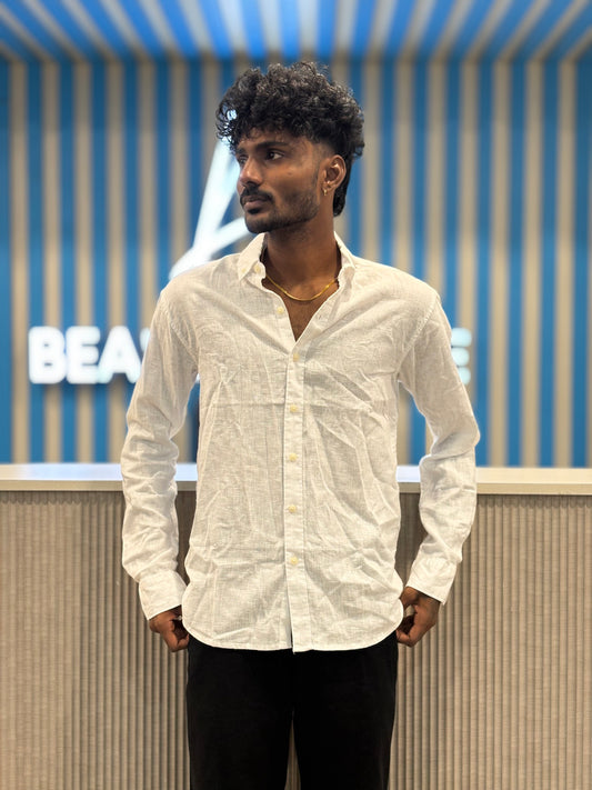White Linen Shirt