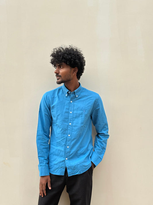 Blue Cotton Shirt