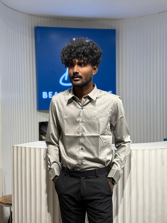 Sandle Slim Fit Liquid Shirt