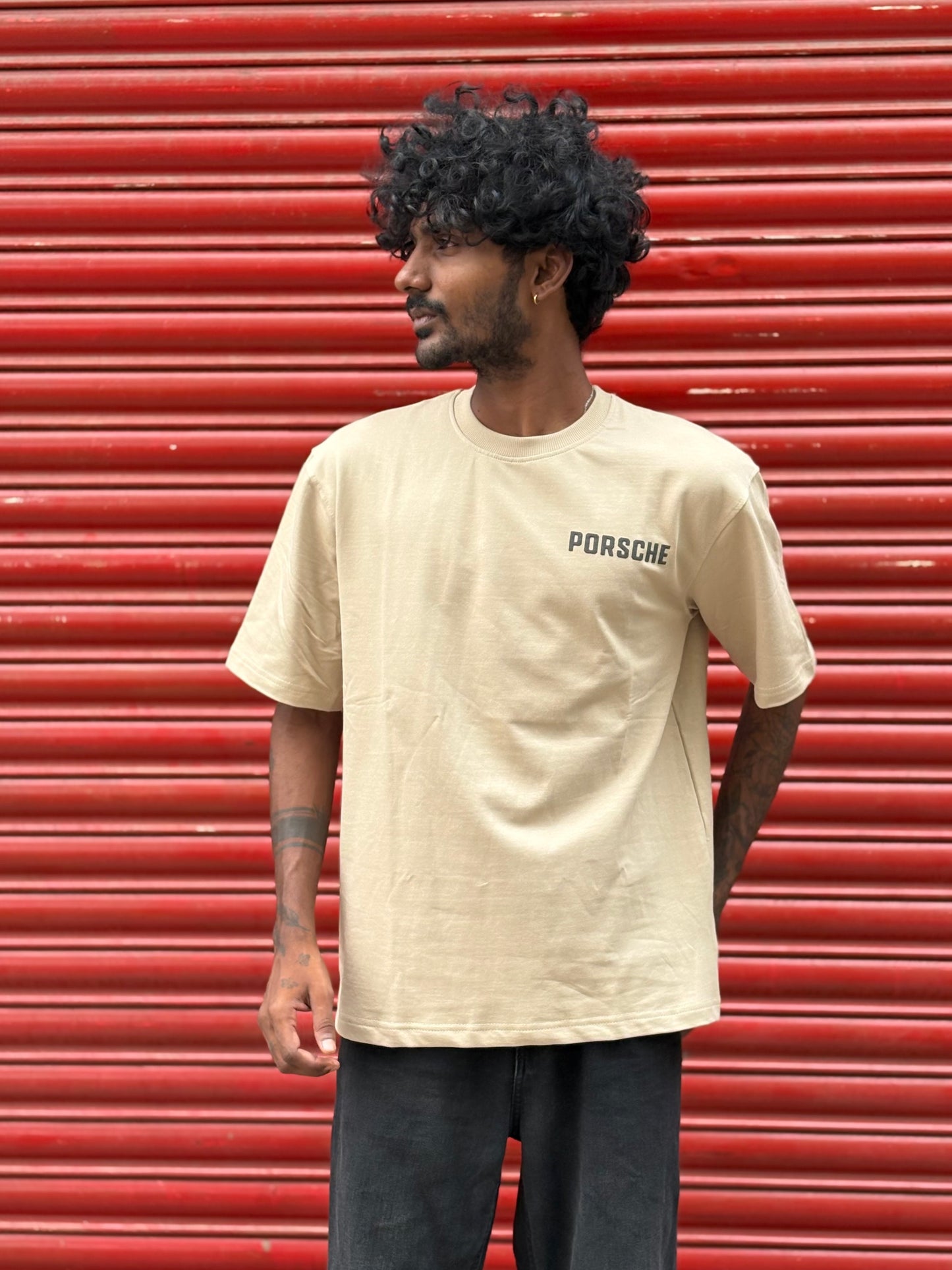 Beige Oversized Tshirt