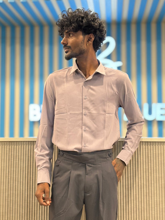 Pink Armani Solid Shirt