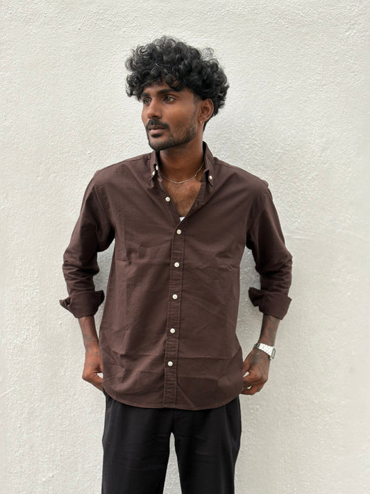 Brown Linen Shirt