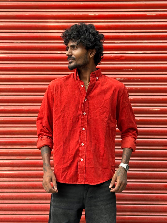 Red Corduroy Shirt