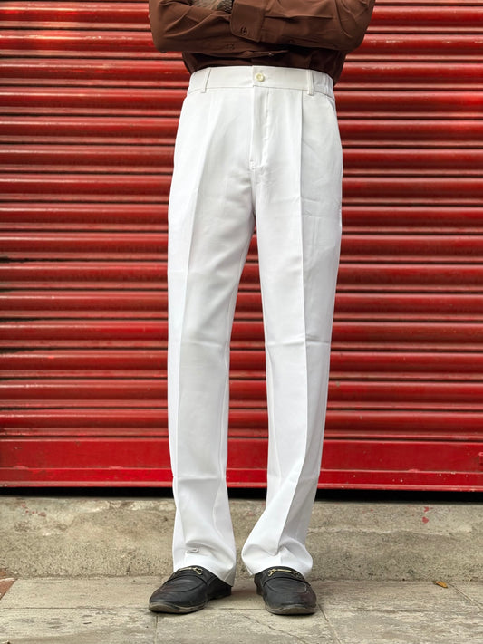 White Korean Pants